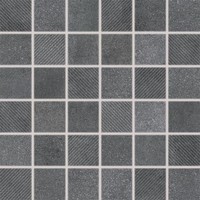 FORM, DDR05697, mozaika, 298x298x8, tmavě šedá