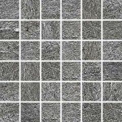 QUARZIT, DDM06738, mozaika, 298x298x10, tmavě šedá